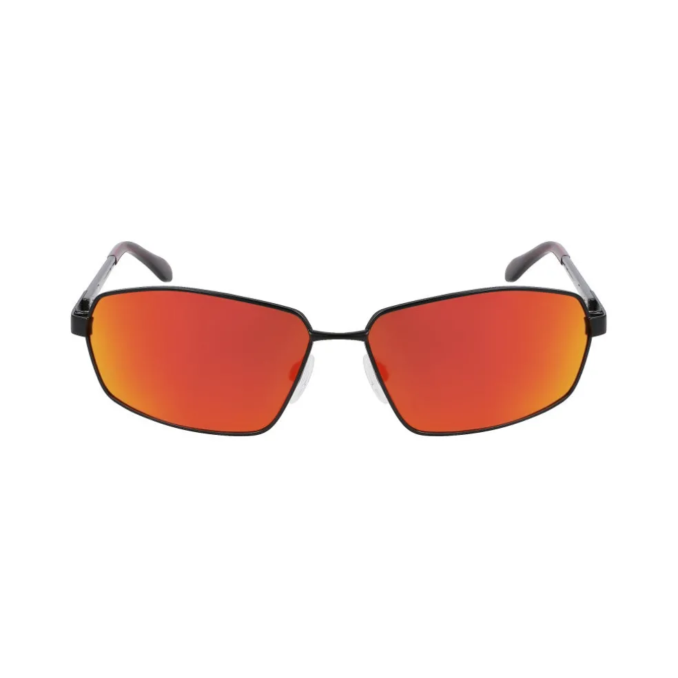 Spyder Eyewear|Eyewear*Angular Narrow Rectangle Sunglasses - BLACK