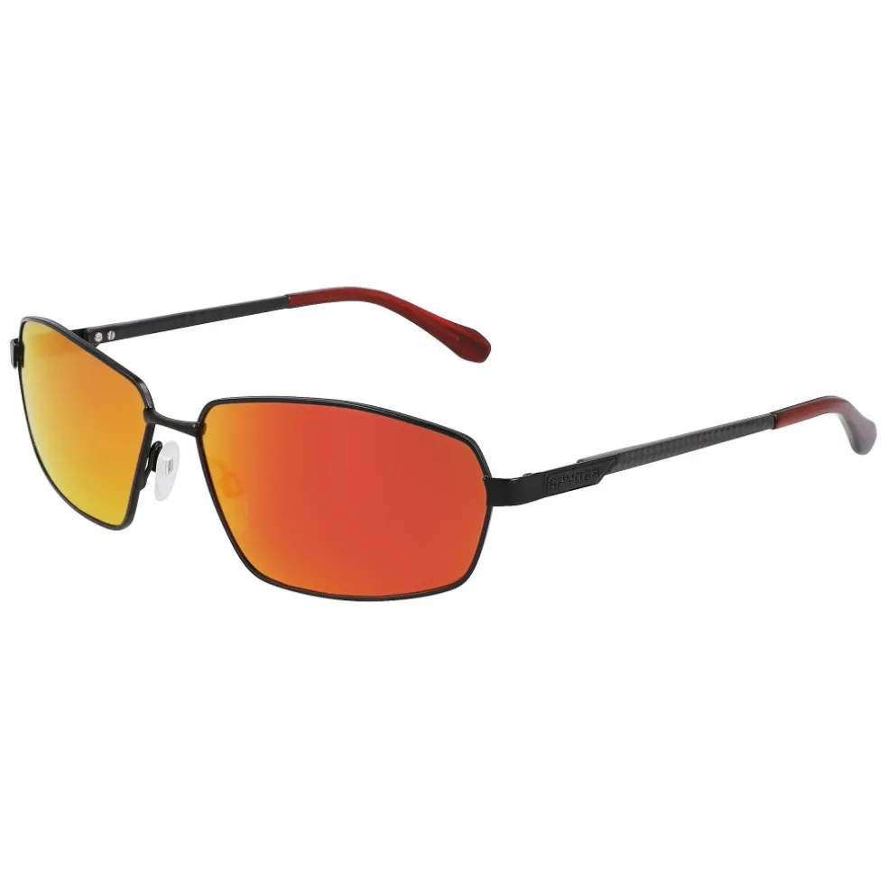Spyder Eyewear|Eyewear*Angular Narrow Rectangle Sunglasses - BLACK