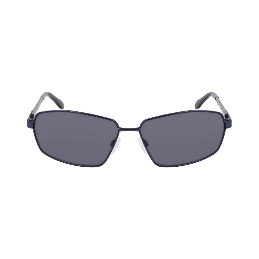 Spyder Eyewear|Eyewear*Angular Narrow Rectangle Sunglasses - NAVY
