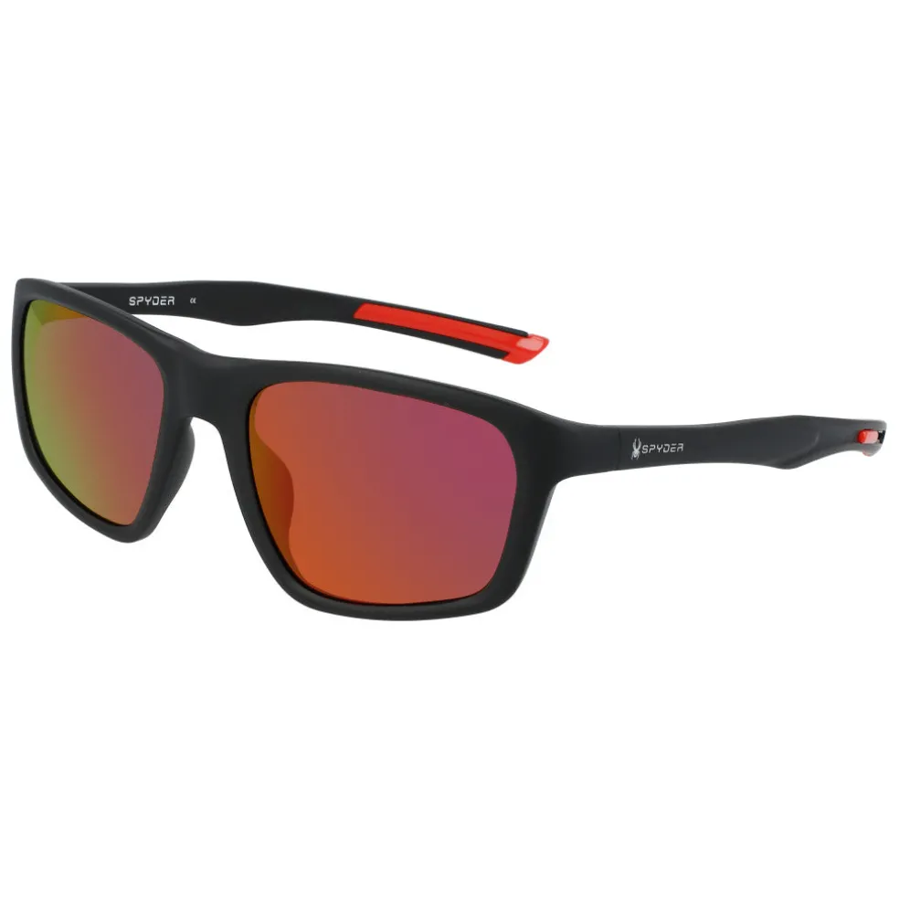 Spyder Eyewear|Eyewear*Angular Rectangle Sunglasses - BLACK