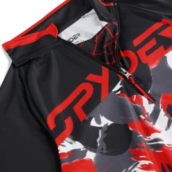 Spyder Layers*Boys Camo Half Zip - Red SPYDERRED