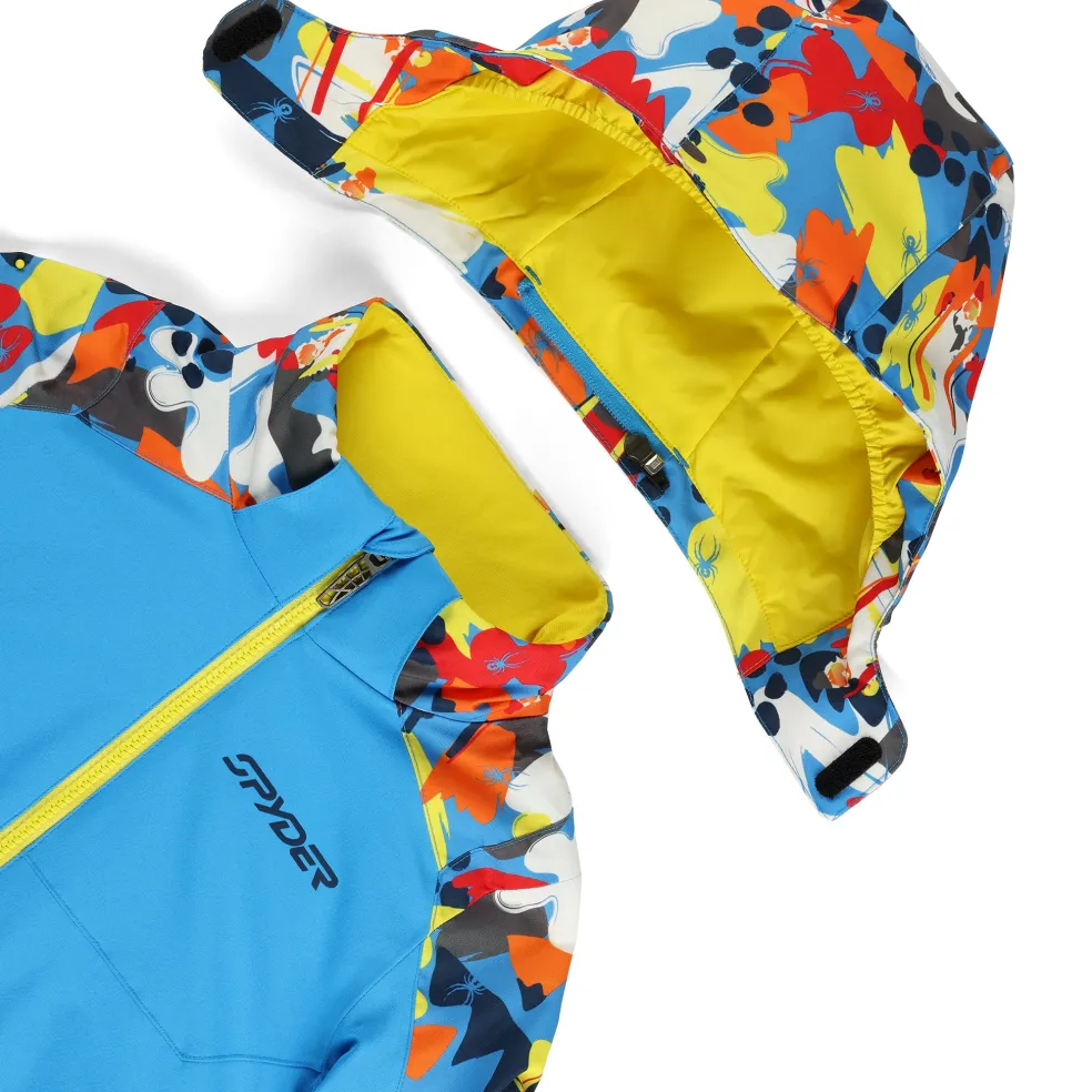 Spyder Insulated*Boys Challenger - Yeti Camo Aether Blue YETICAMOAETHERBLUE