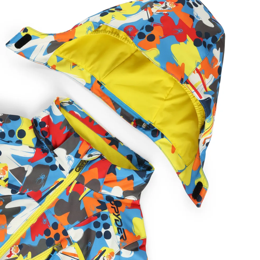 Spyder Insulated*Boys Leader - Yeti Camo Aether Blue YETICAMOAETHERBLUE