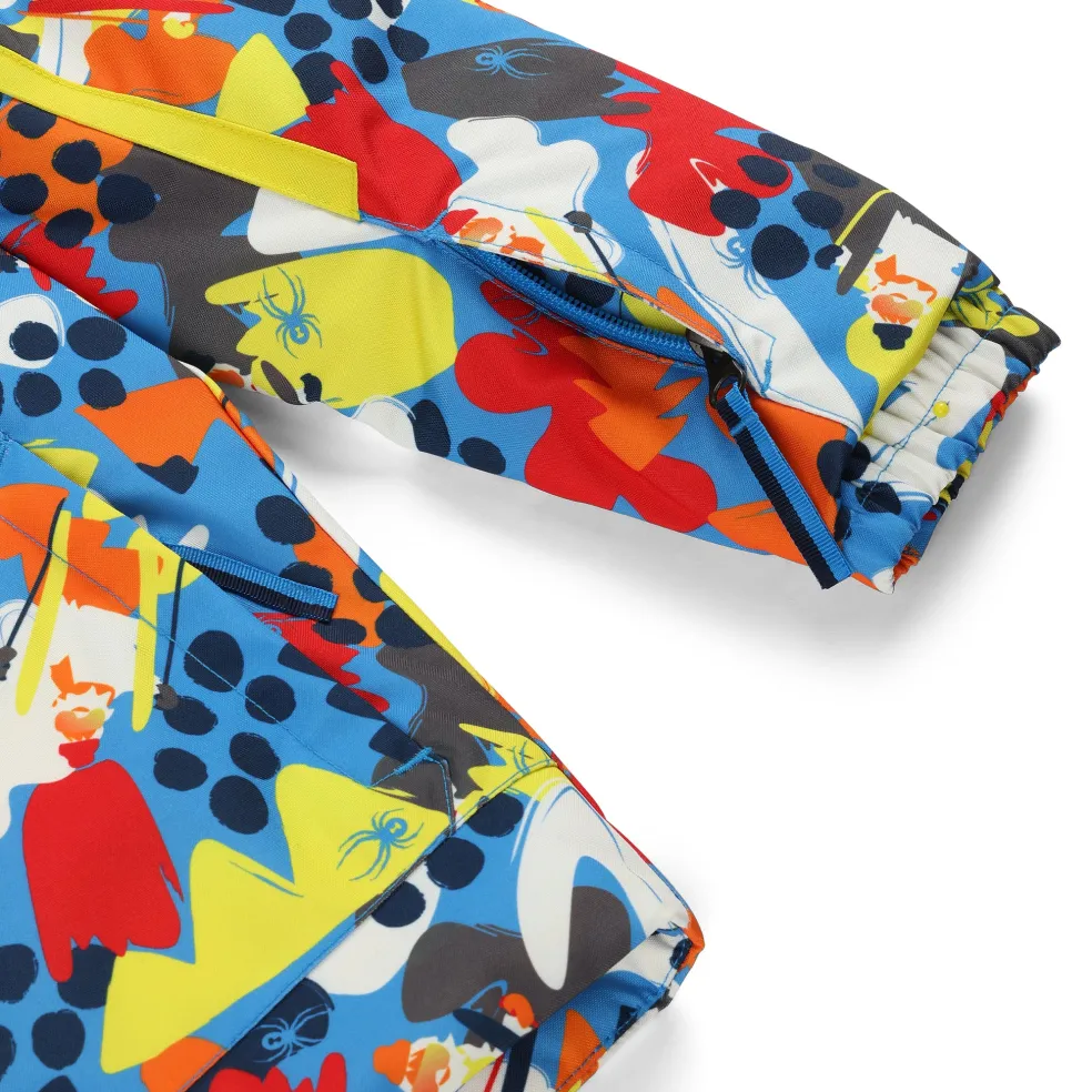 Spyder Insulated*Boys Leader - Yeti Camo Aether Blue YETICAMOAETHERBLUE