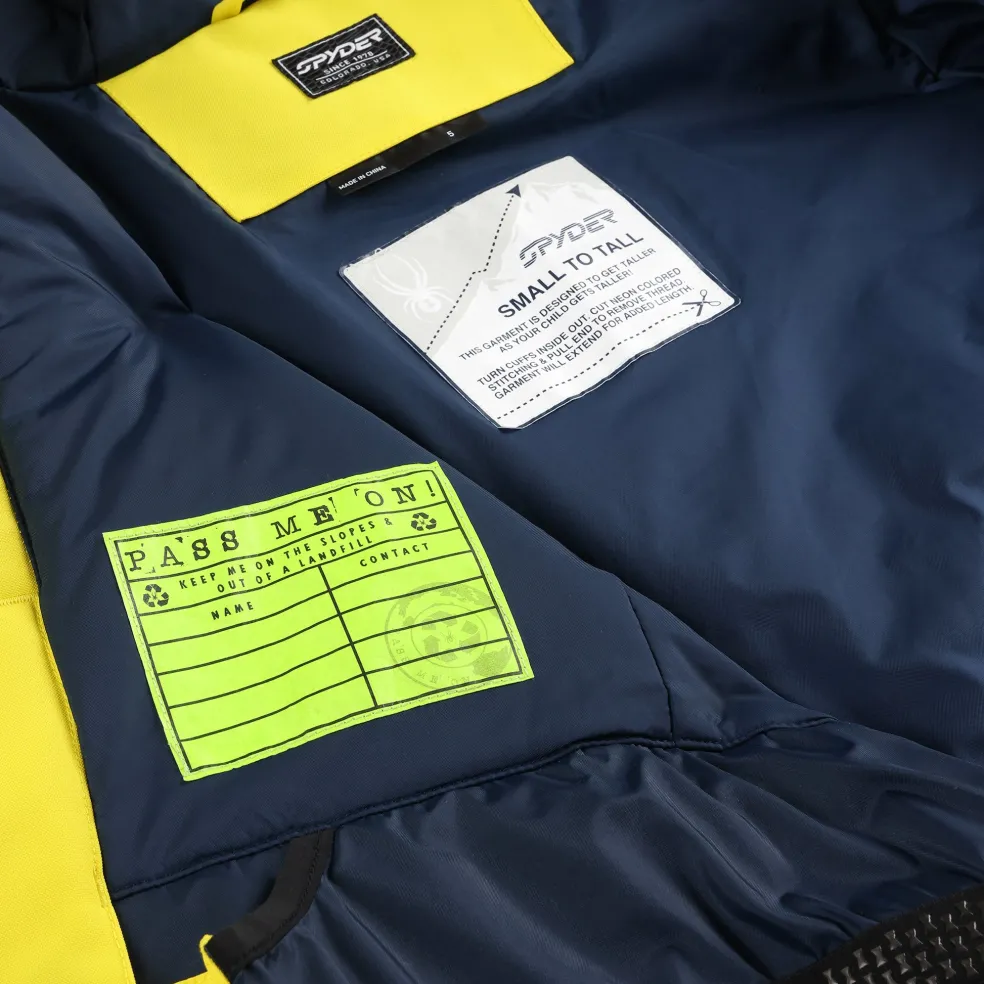 Spyder Insulated*Boys Slash - Acid Yellow ACIDYELLOW