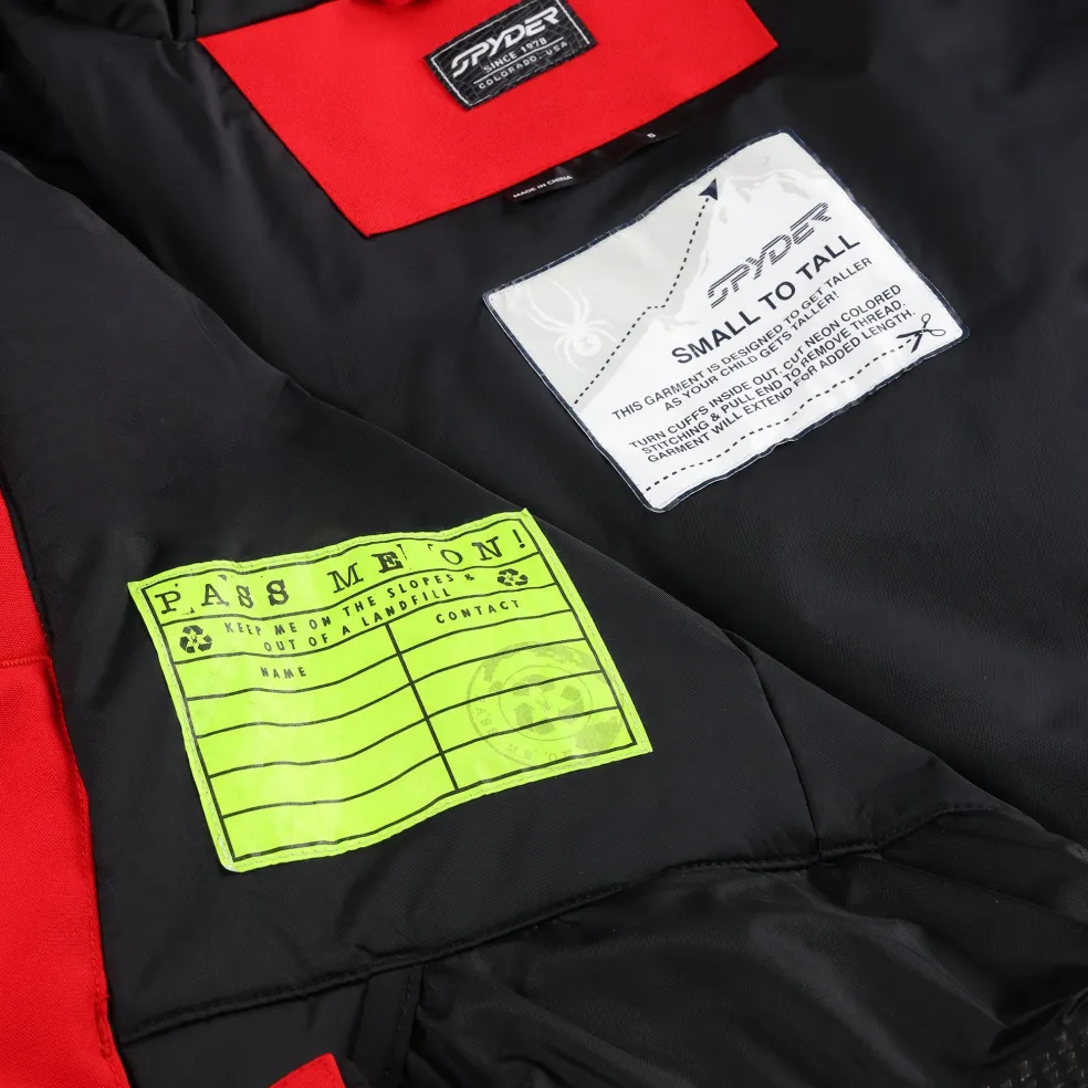 Spyder Insulated*Boys Slash - Red SPYDERRED