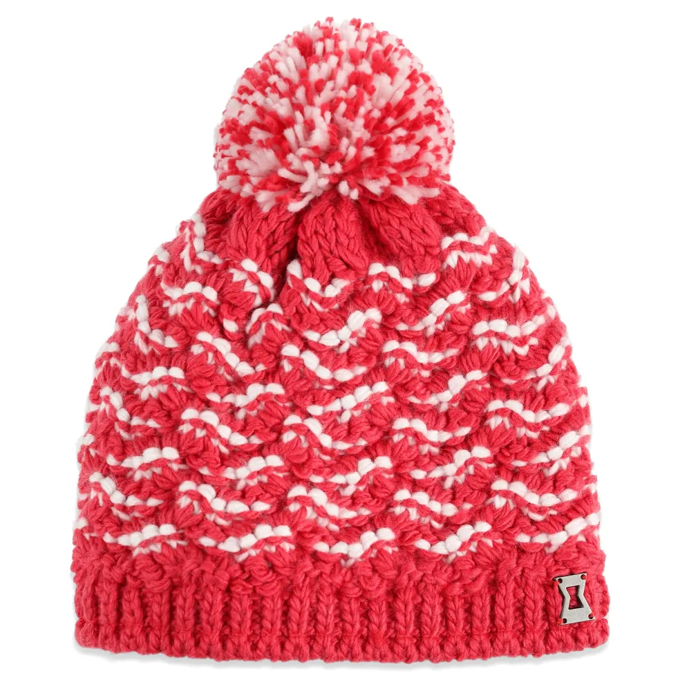 Spyder Hats*Girls Brrr Berry Pom - Prism Pink PRISMPINK