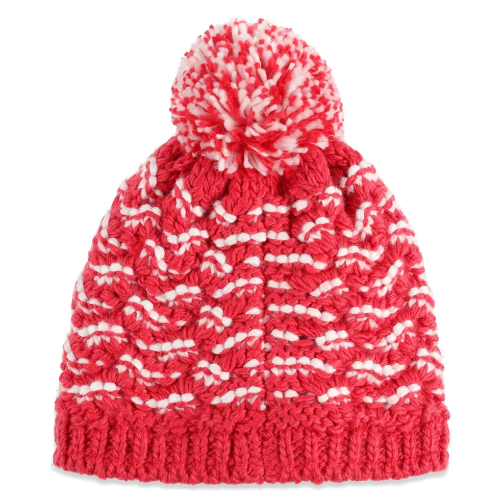 Spyder Hats*Girls Brrr Berry Pom - Prism Pink PRISMPINK