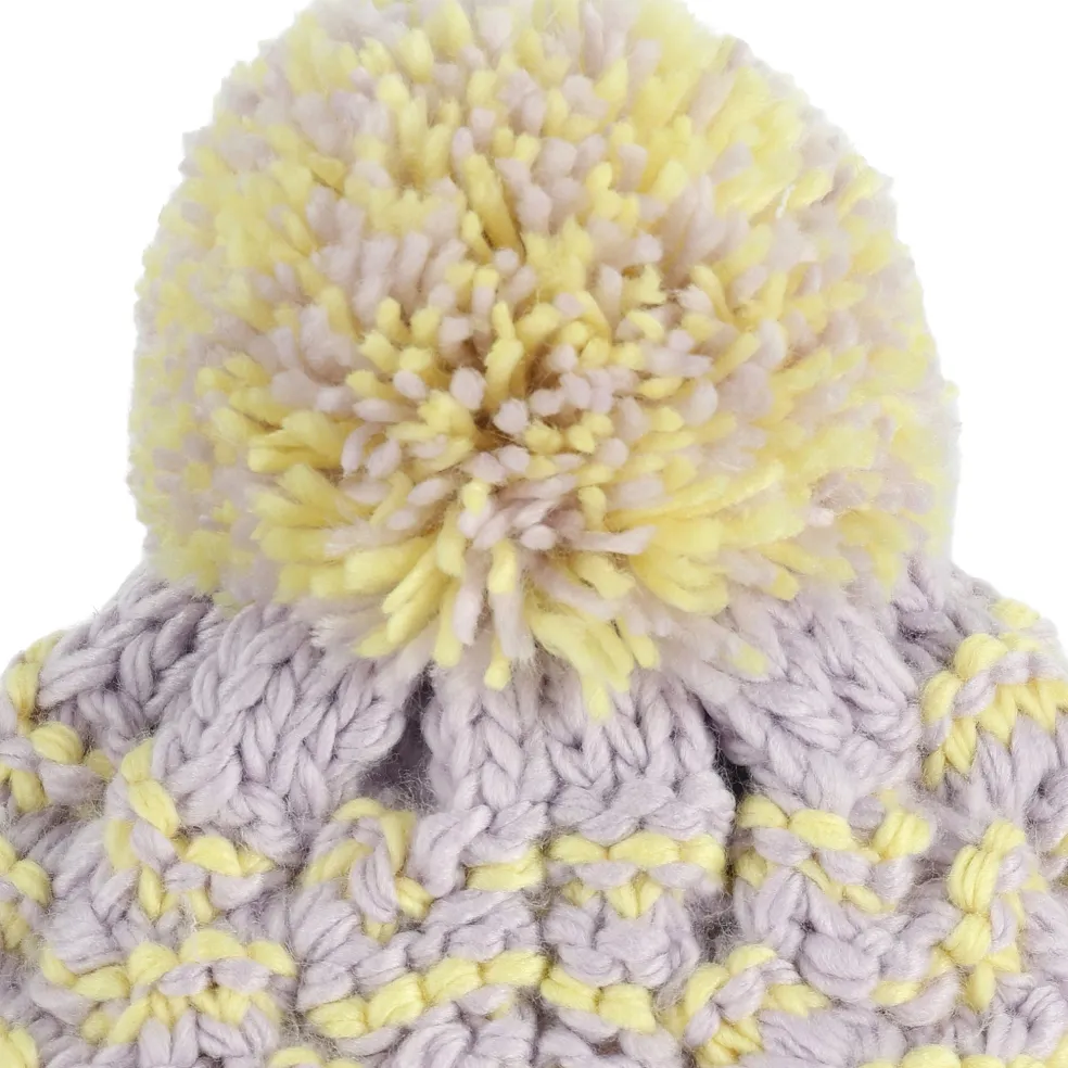 Spyder Hats*Girls Brrr Berry Pom - Violet Dust VIOLETDUST