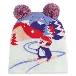 Spyder Hats*Girls Penguin Double Pom - MULTI