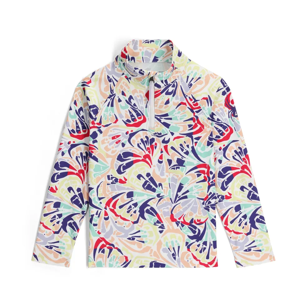 Spyder Layers*Girls Reflect Half Zip - Butterfly Multi BUTTERFLYMULTI