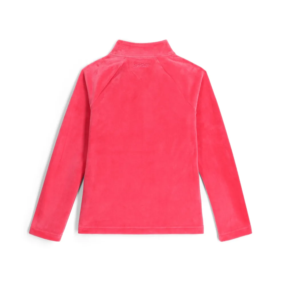 Spyder Fleece*Girls Shimmer Bug Half Zip - Prism Pink PRISMPINK