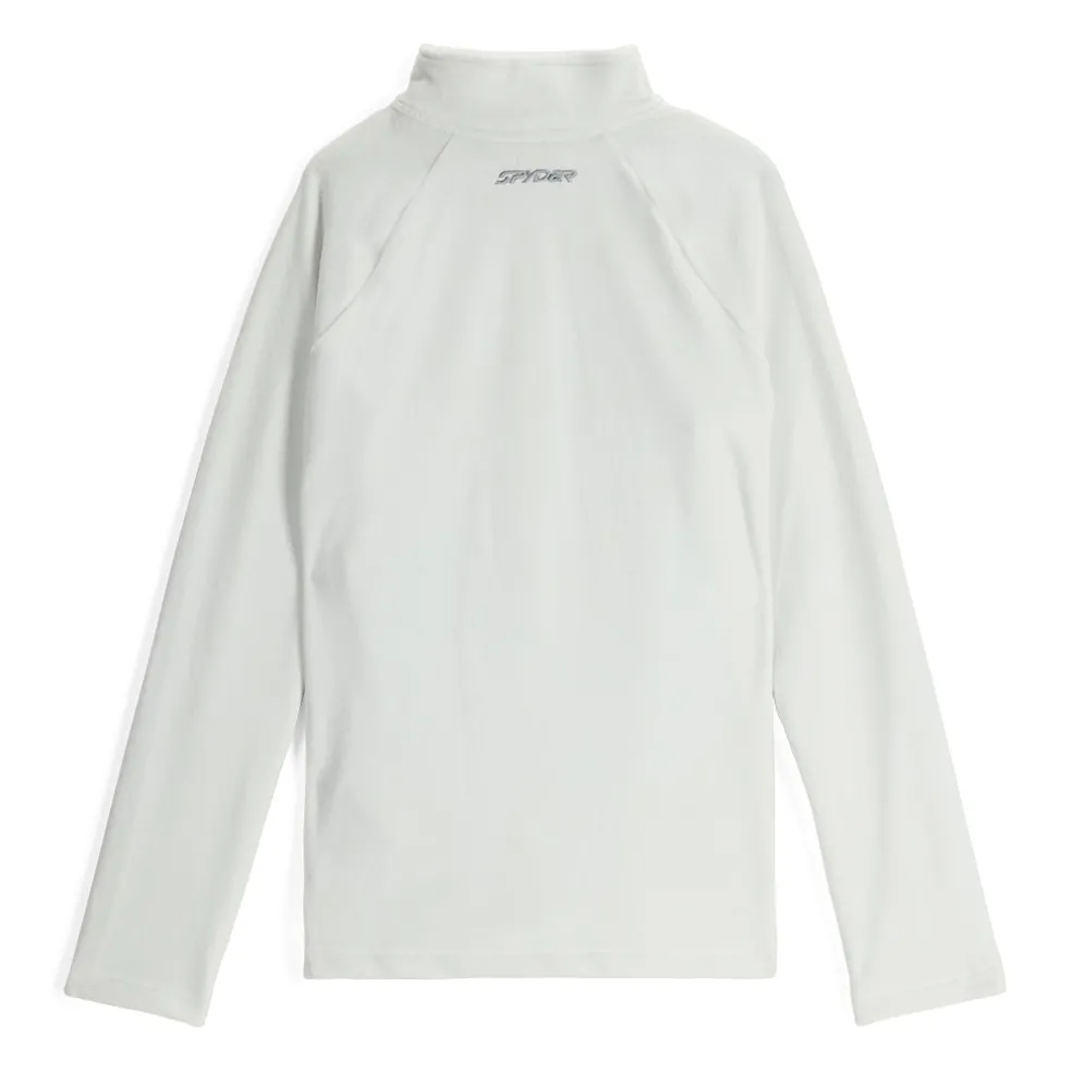 Spyder Fleece*Girls Shimmer Bug Half Zip - WHITE