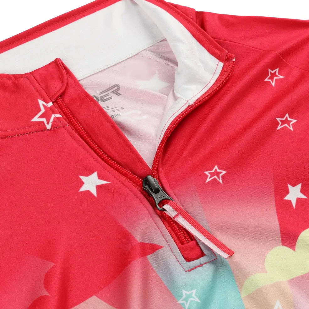 Spyder Fleece*Girls Surface Half Zip - MULTI