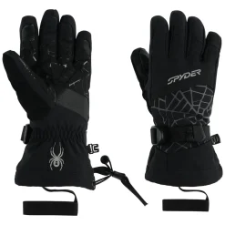 Spyder Gloves*Kids Overweb - BLACK
