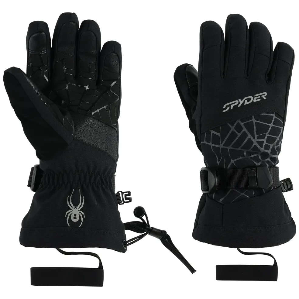 Spyder Gloves*Kids Overweb - BLACK