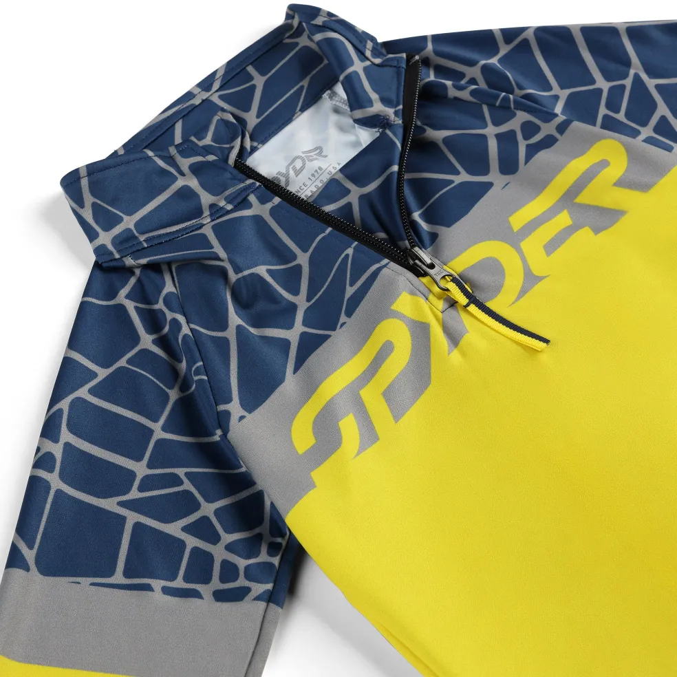 Spyder Layers*Little Boys Bug Half Zip - Acid Yellow ACIDYELLOW