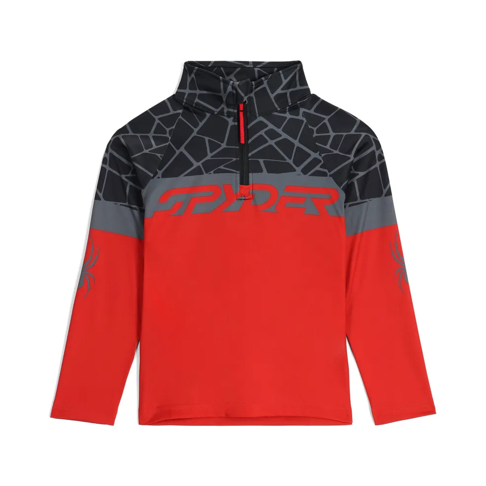 Spyder Layers*Little Boys Bug Half Zip - Red SPYDERRED