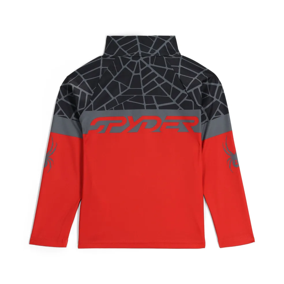 Spyder Layers*Little Boys Bug Half Zip - Red SPYDERRED