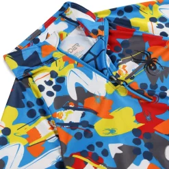 Spyder Layers*Little Boys Glacial Half Zip - Yeti Camo Aether Blue YETICAMOAETHERBLUE
