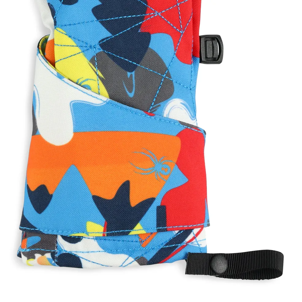 Spyder Gloves*Little Kids Cubby - Yeti Camo Aether Blue YETICAMOAETHERBLUE