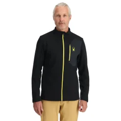Spyder Midlayers|Fleece*Mens Bandit Full Zip - BLACK