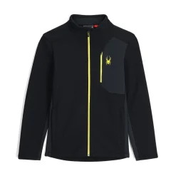 Spyder Midlayers|Fleece*Mens Bandit Full Zip - BLACK