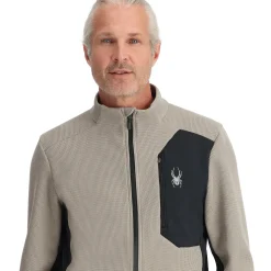 Spyder Midlayers|Fleece*Mens Bandit Full Zip - CONCRETE