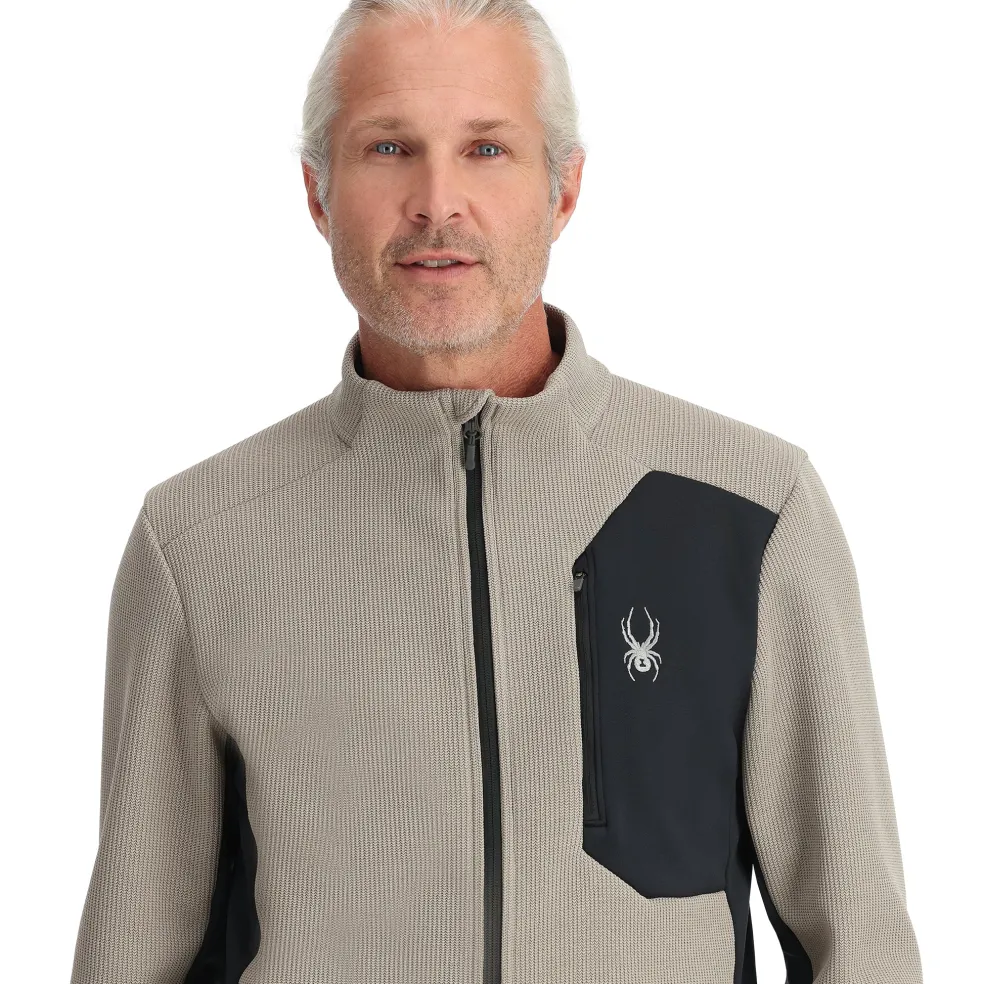 Spyder Midlayers|Fleece*Mens Bandit Full Zip - CONCRETE