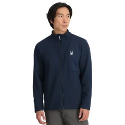 Spyder Midlayers|Fleece*Mens Bandit Full Zip - True Navy TRUENAVY