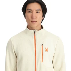 Spyder Midlayers|Fleece*Mens Bandit Full Zip - Vanilla Latte VANILLALATTE