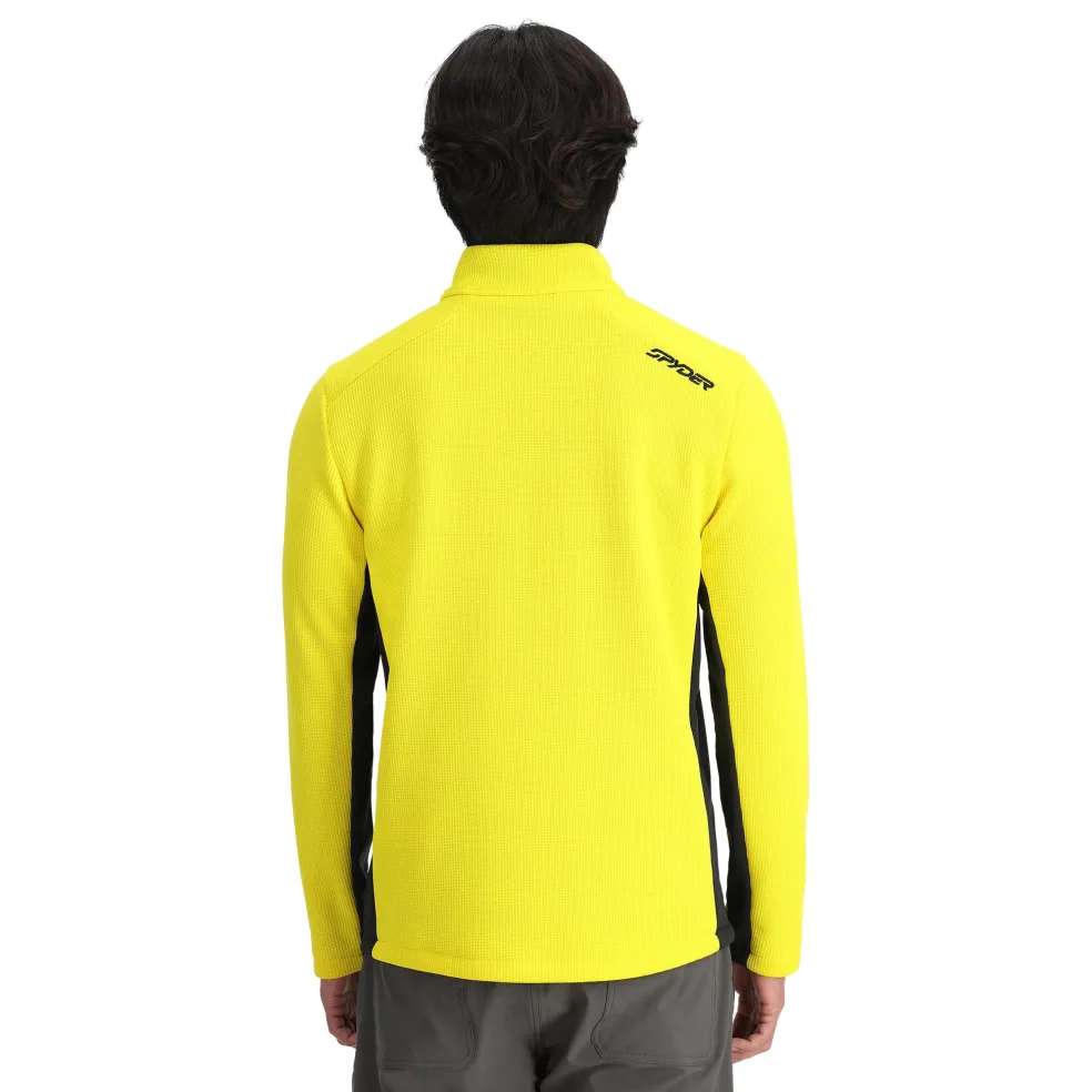 Spyder Midlayers|Fleece*Mens Bandit Half Zip - Acid Yellow ACIDYELLOW