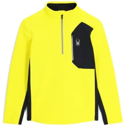 Spyder Midlayers|Fleece*Mens Bandit Half Zip - Acid Yellow ACIDYELLOW