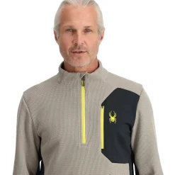 Spyder Midlayers|Fleece*Mens Bandit Half Zip - CONCRETE