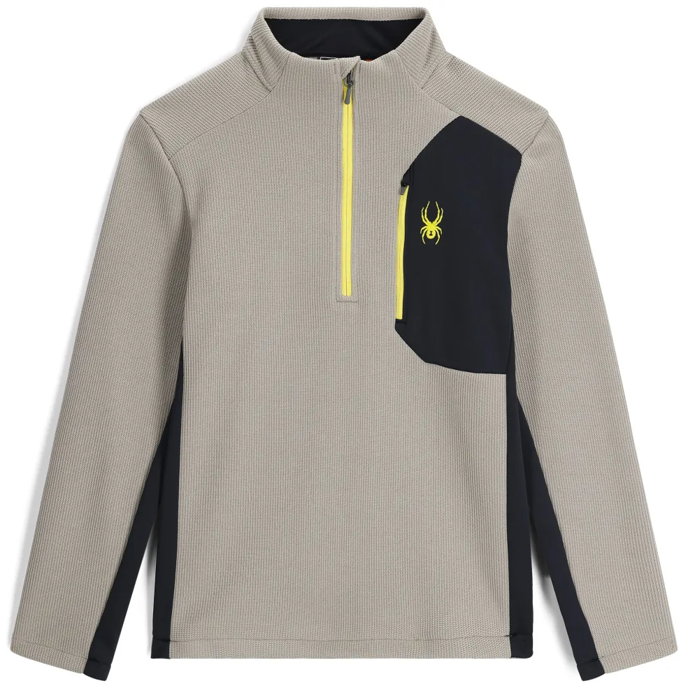 Spyder Midlayers|Fleece*Mens Bandit Half Zip - CONCRETE