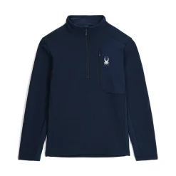 Spyder Midlayers|Fleece*Mens Bandit Half Zip - True Navy TRUENAVY