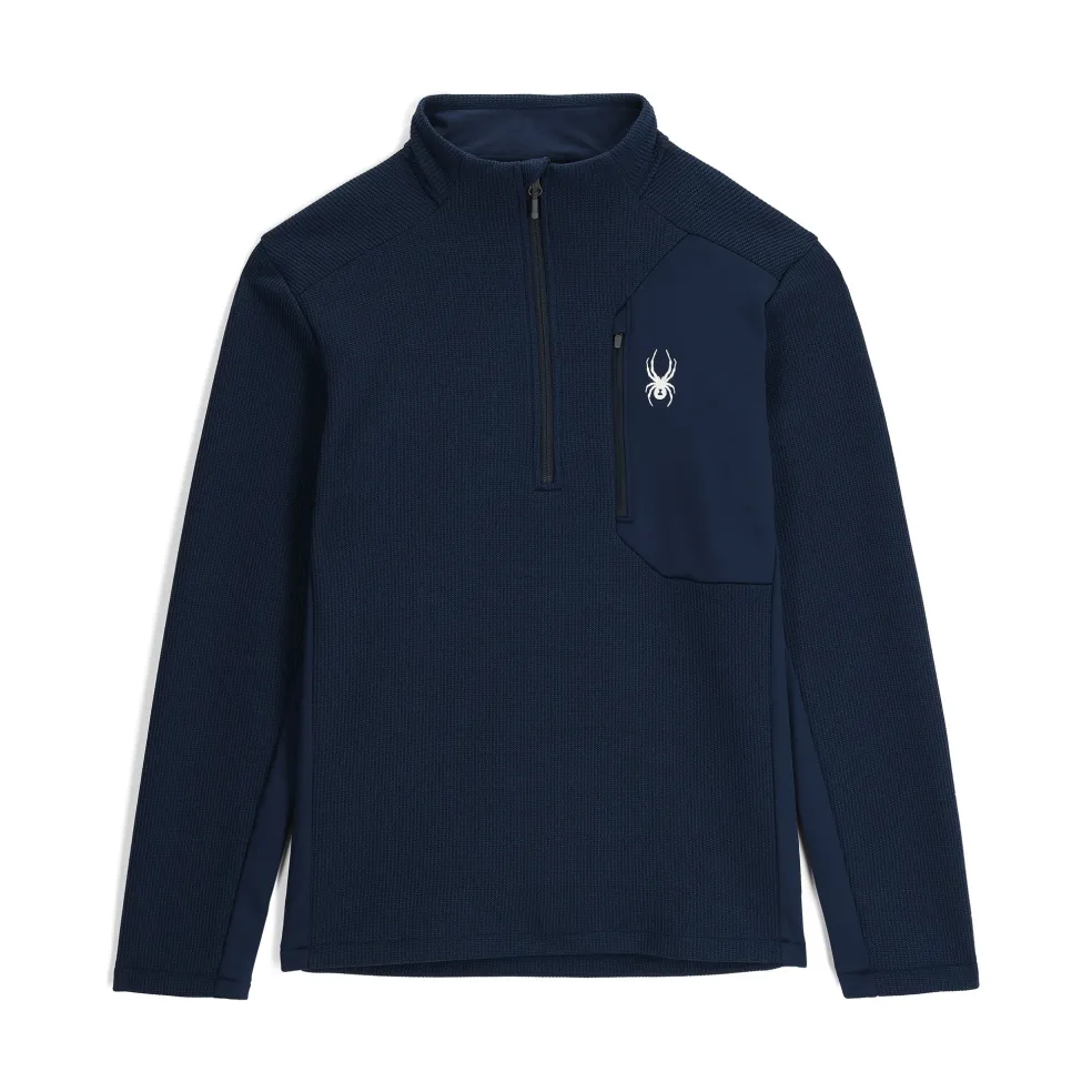 Spyder Midlayers|Fleece*Mens Bandit Half Zip - True Navy TRUENAVY