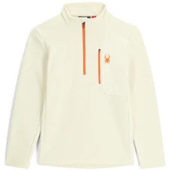 Spyder Midlayers|Fleece*Mens Bandit Half Zip - Vanilla Latte VANILLALATTE