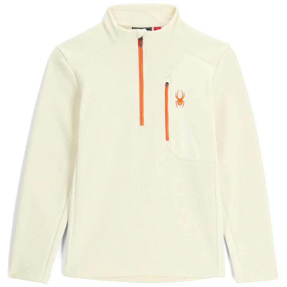 Spyder Midlayers|Fleece*Mens Bandit Half Zip - Vanilla Latte VANILLALATTE