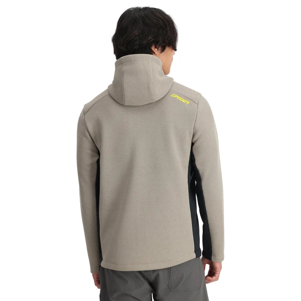 Spyder Midlayers|Fleece*Mens Bandit Hooded - CONCRETE