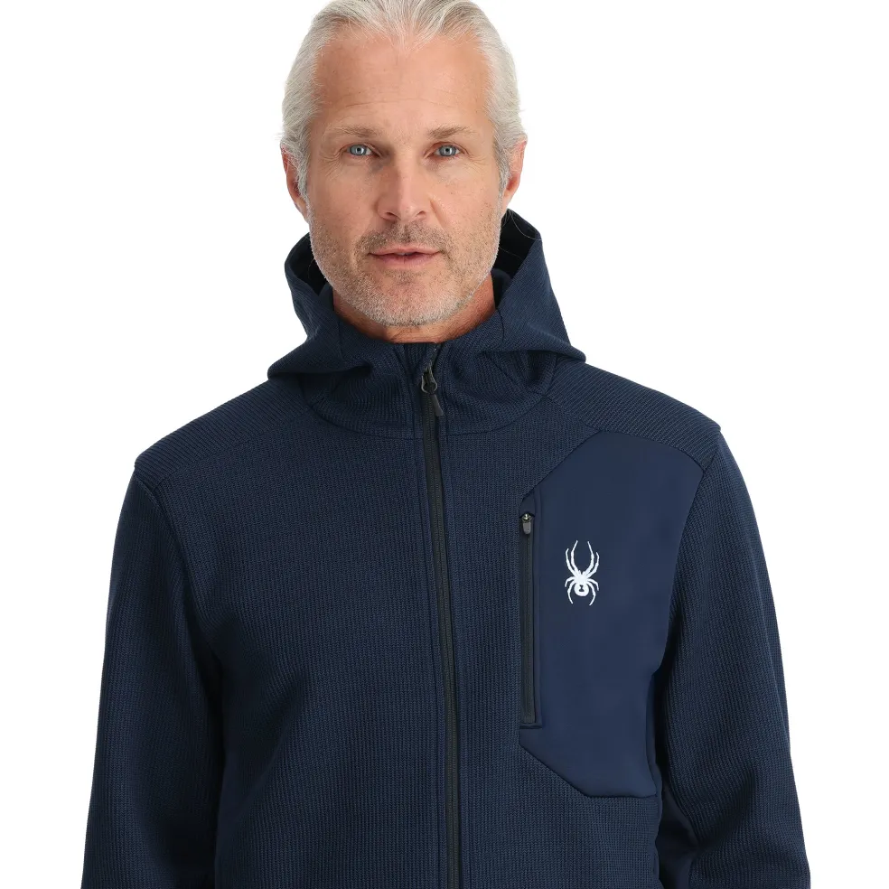 Spyder Midlayers|Fleece*Mens Bandit Hooded - True Navy TRUENAVY