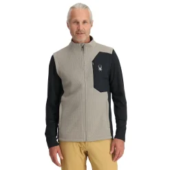 Spyder Midlayers|Fleece*Mens Bandit Vest - CONCRETE
