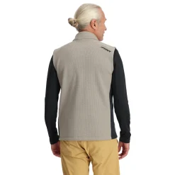 Spyder Midlayers|Fleece*Mens Bandit Vest - CONCRETE
