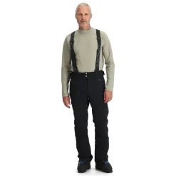 Spyder Bibs|Insulated*Mens Bormio - BLACK