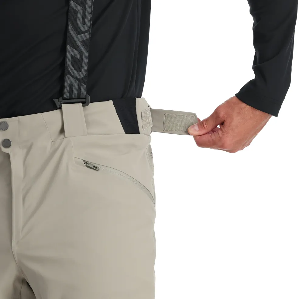 Spyder Bibs|Insulated*Mens Bormio - CONCRETE
