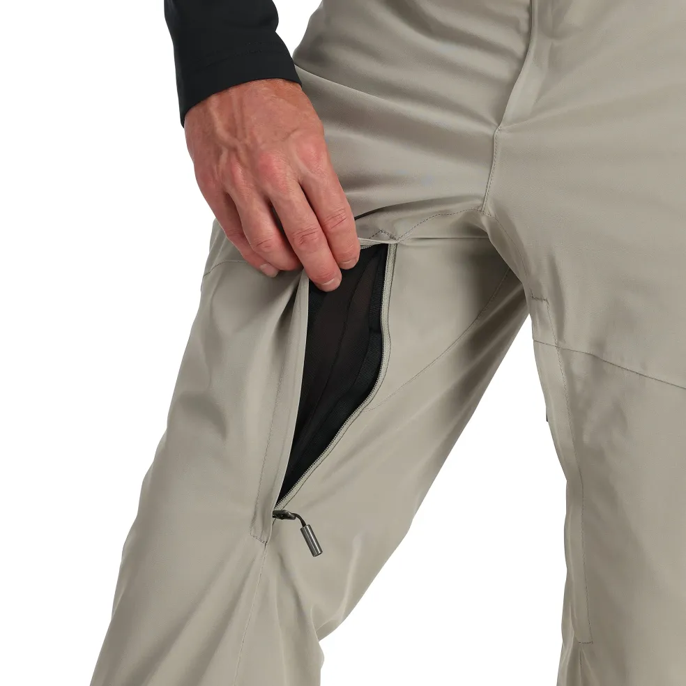 Spyder Bibs|Insulated*Mens Bormio - CONCRETE
