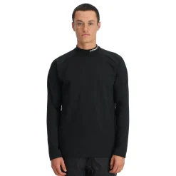 Spyder Midlayers|Resort*Mens Castle Mock Crew - BLACK