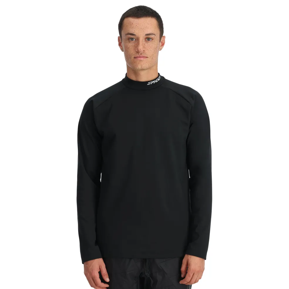 Spyder Midlayers|Resort*Mens Castle Mock Crew - BLACK