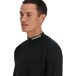 Spyder Midlayers|Resort*Mens Castle Mock Crew - BLACK