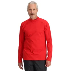 Spyder Midlayers|Resort*Mens Castle Mock Crew - Red SPYDERRED